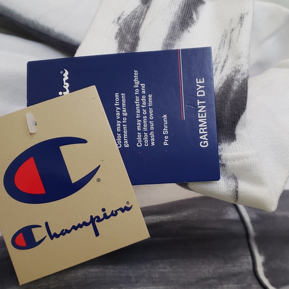 Champion Lightweight Fleece Feather Dye Hoodie Mens Size Large NEW NWT - Picture 7 of 9